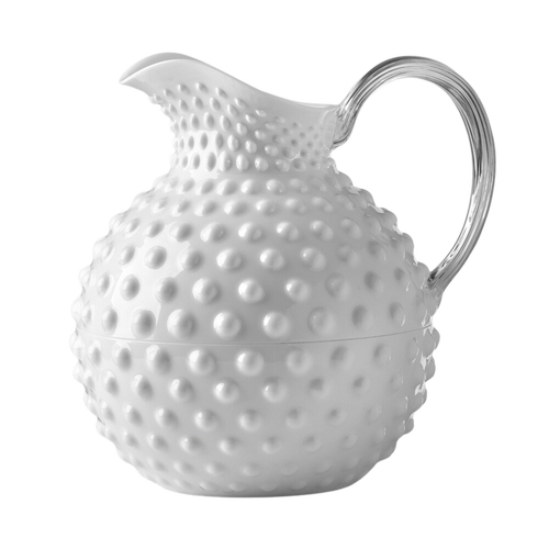 Mario Luca Giusti Gene Krupa Textured Pitcher In White