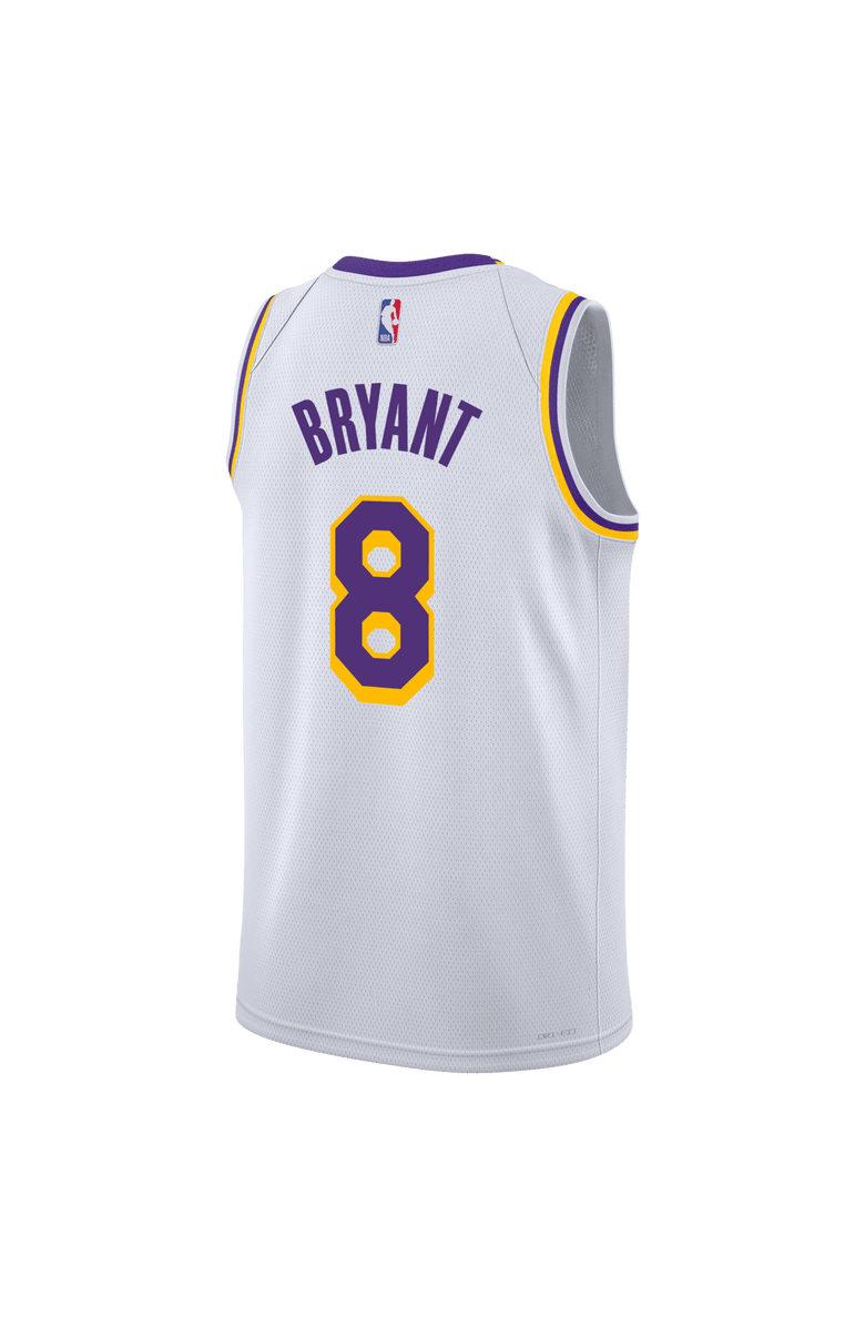 Nike Youth Nike Kobe Bryant White Los Angeles Lakers Swingman Jersey - Association Edition, Alternate, color, White