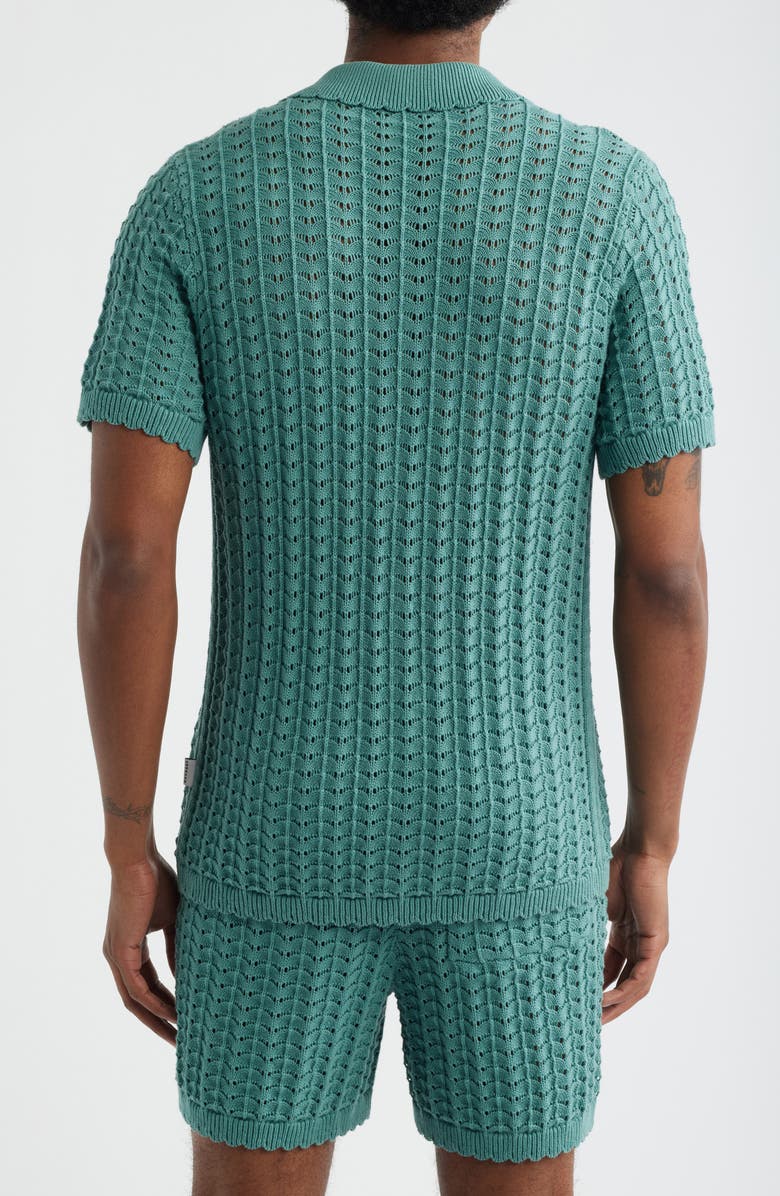 MAVRANS Salt Water Knit Button-Up Shirt, Alternate, color, 