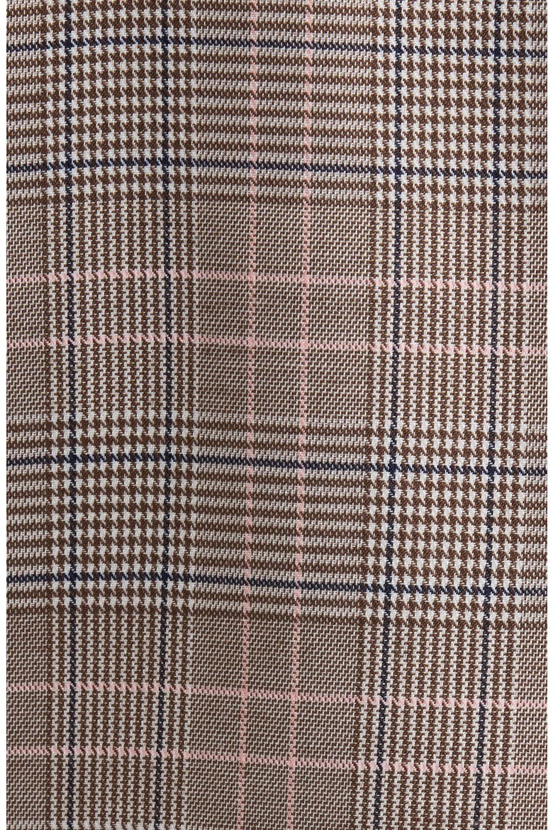 Mulvane High Waist Plaid Wide Leg Pants, Alternate, color, BROWN MULTI