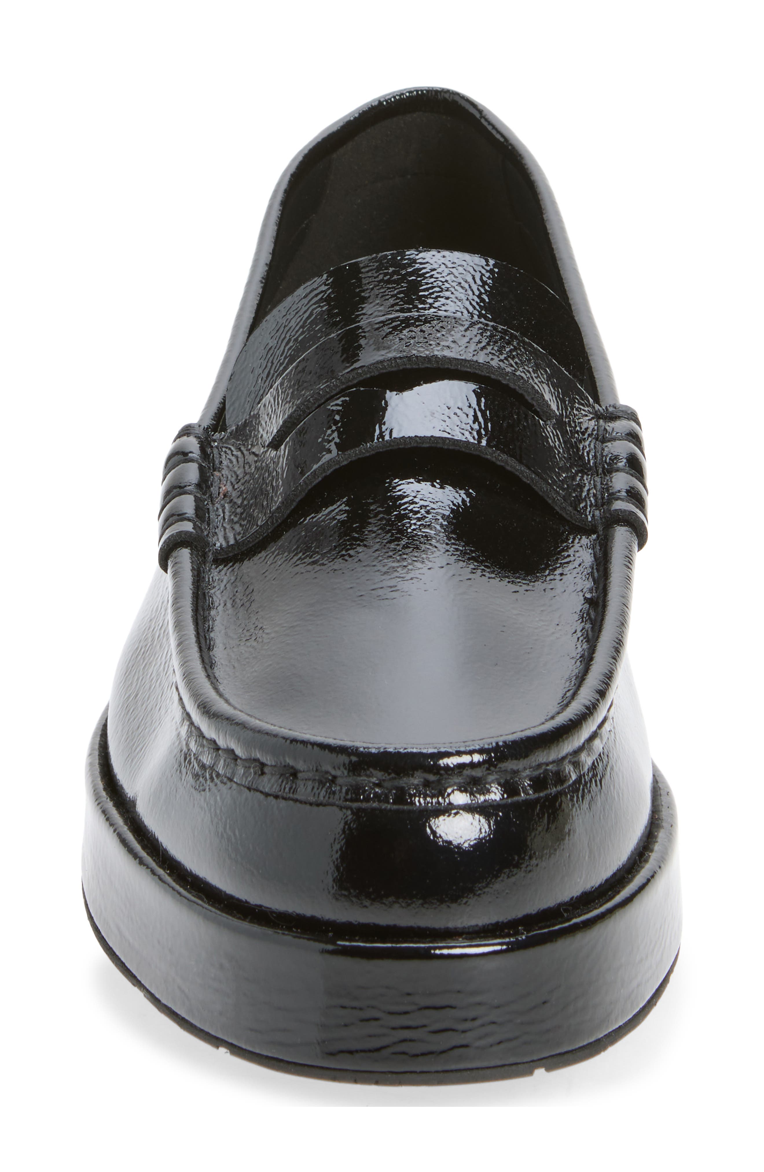 Sergia Leather Loafer, Alternate, color, BLACK CASTORO NAPLAK