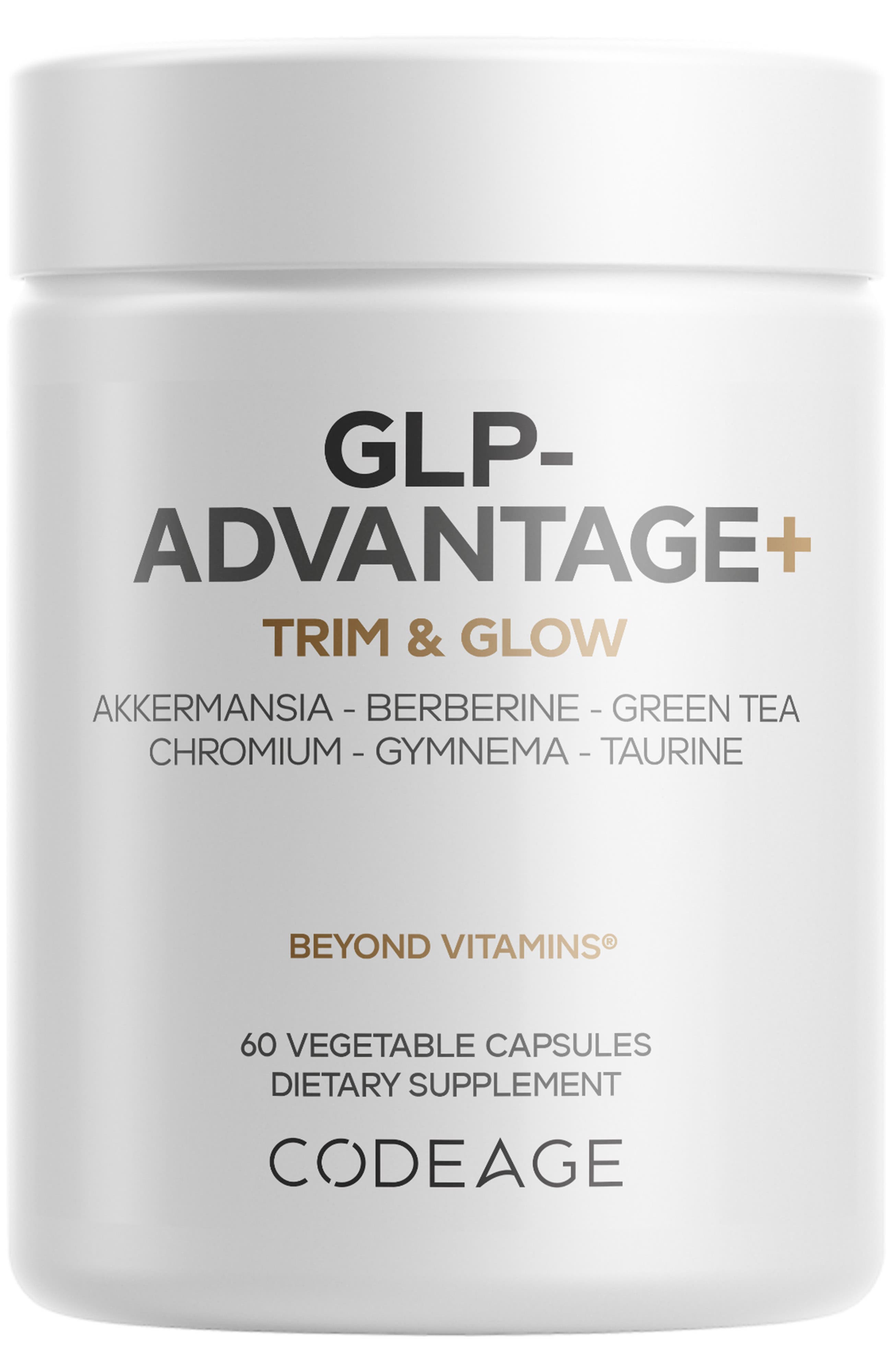Codeage GLP-Advantage+ Liposomal GLP-1 Supplement in White 