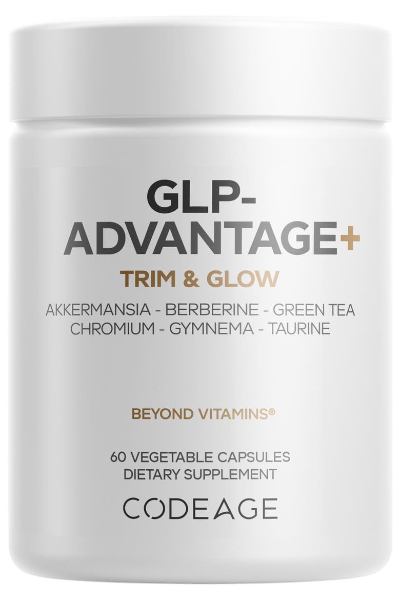 GLP-Advantage+ Liposomal GLP-1 Supplement, Main, color, White