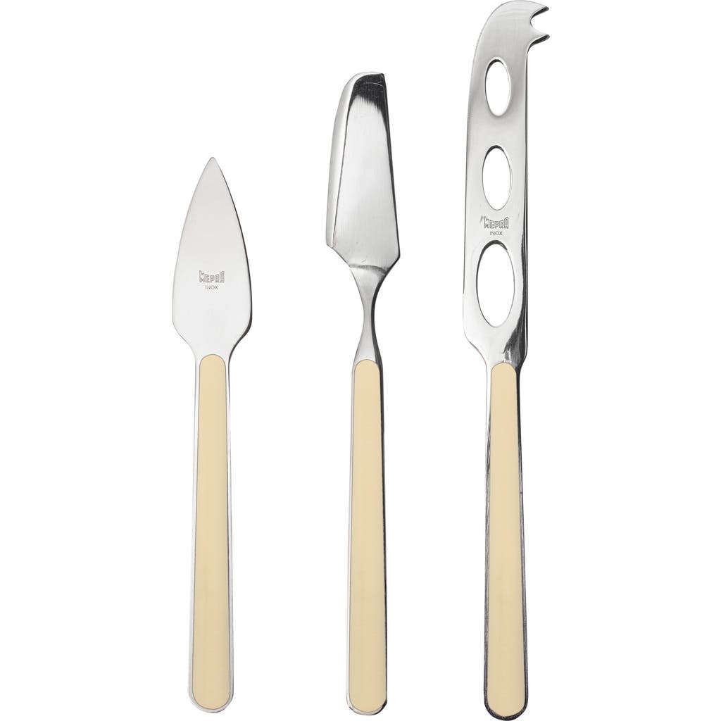 Mepra Fantasia Cheese Knives In Brown