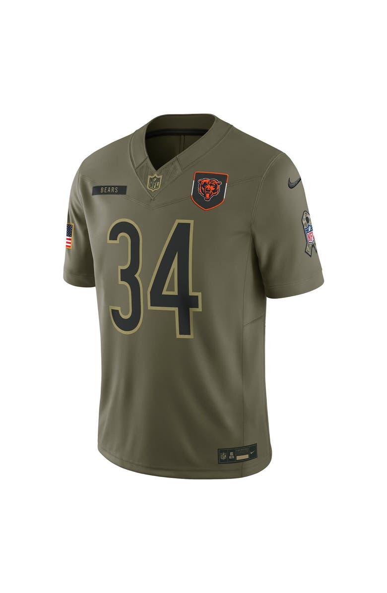 Nike Men's Nike Walter Payton Olive Chicago Bears 2025 Salute to Service Retired Limited Jersey, Alternate, color, Olive