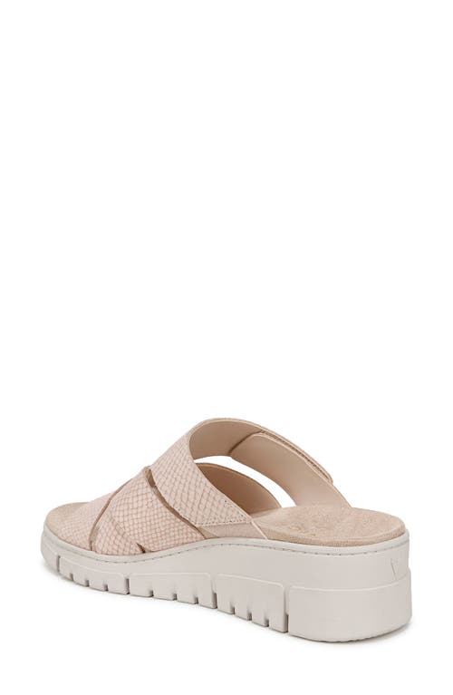 Vionic Uptown Sunset Slide Sandal In Cameo Rose