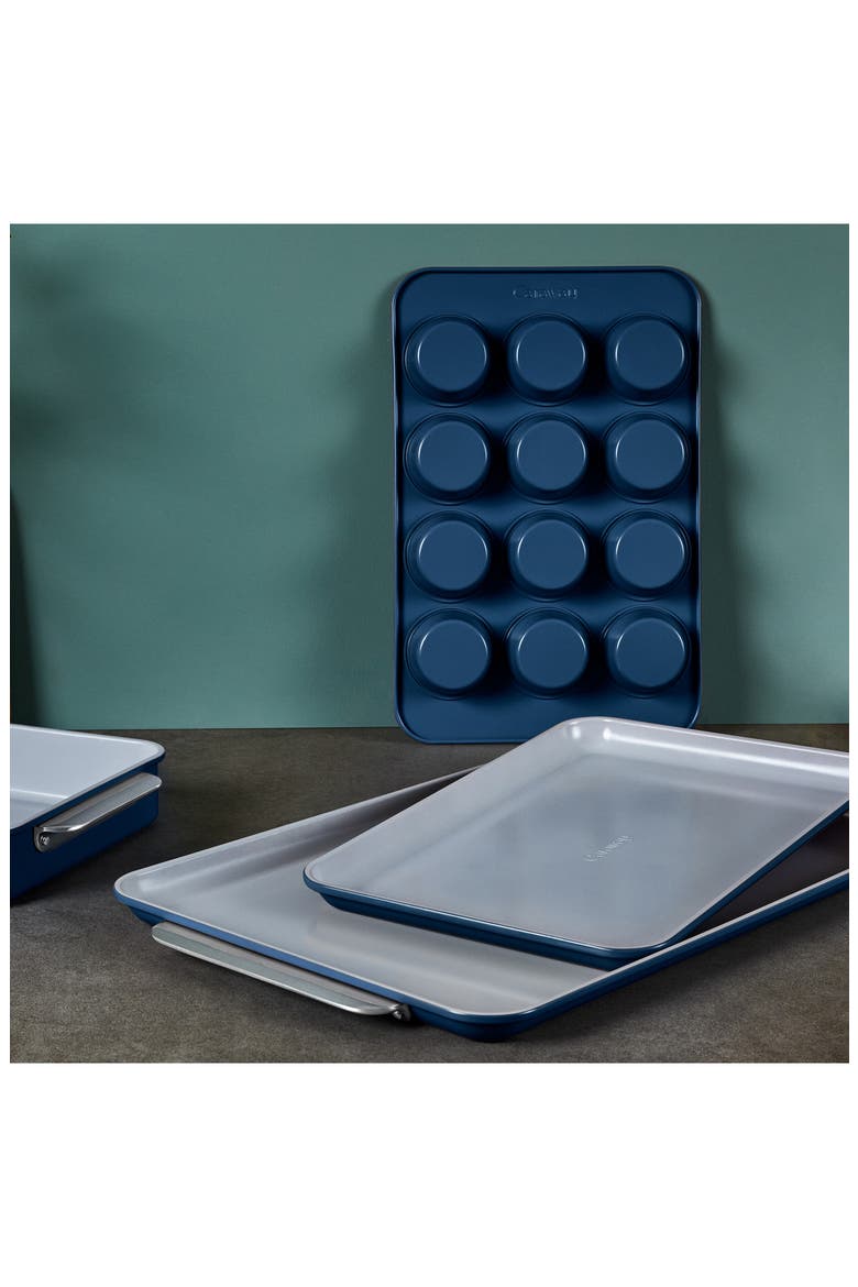 2-Piece Ceramic Baking Sheet Duo, Alternate, color, NAVY