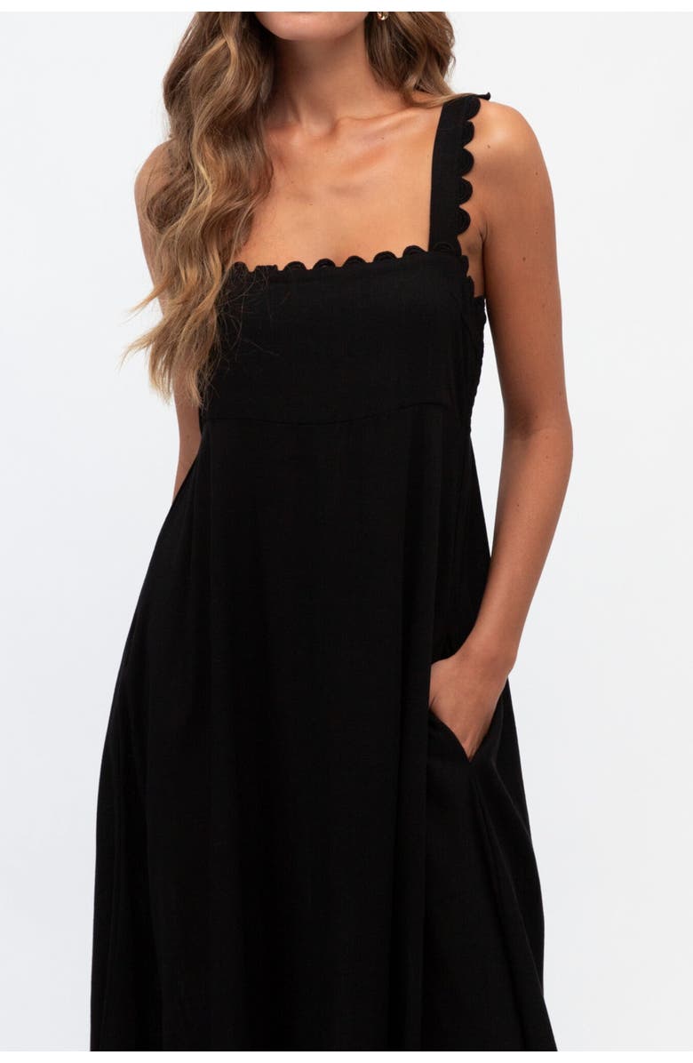 Label of Love Allegra Maxi Dress, Alternate, color, Black