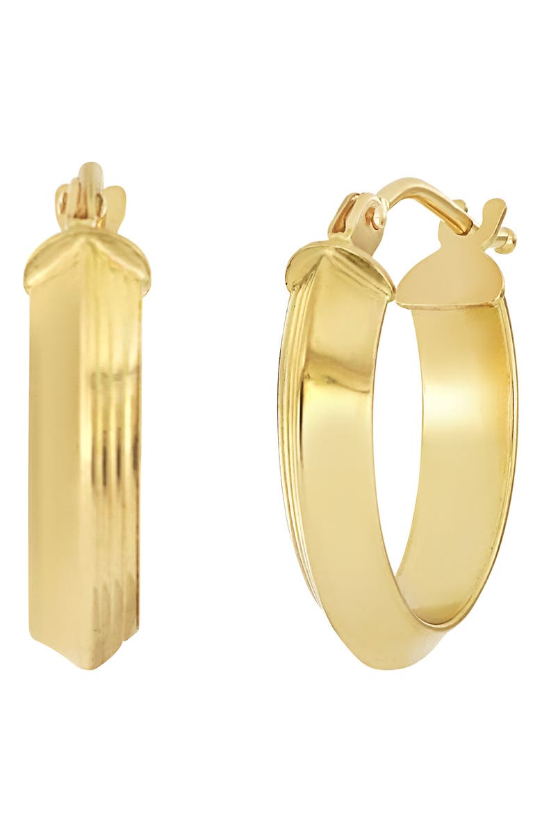 Bony Levy 14K Yellow Gold 19mm Textured Hoop Earrings, Main, color,