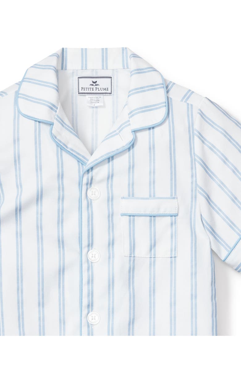 Petite Plume Kids' Stripe Two-Piece Short Set, Alternate, color, 