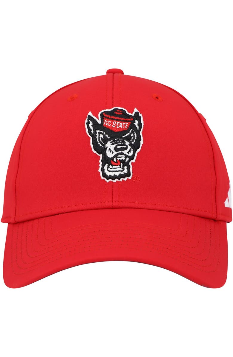 adidas Men's adidas Red NC State Wolfpack 2021 Sideline Coaches Flex Hat, Alternate, color, 