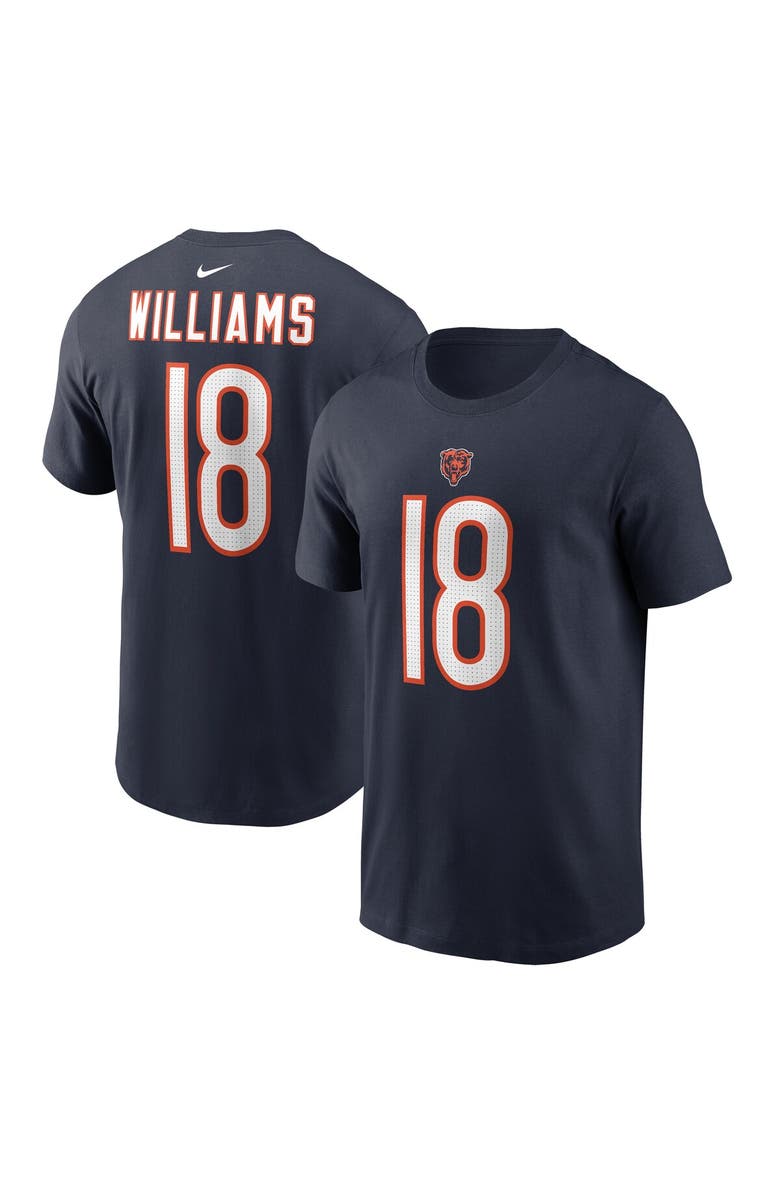 Nike Men's Nike Caleb Williams Navy Chicago Bears Name & Number T-Shirt, Main, color, Navy