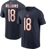 Nike Men's Nike Caleb Williams Navy Chicago Bears Name & Number T-Shirt
