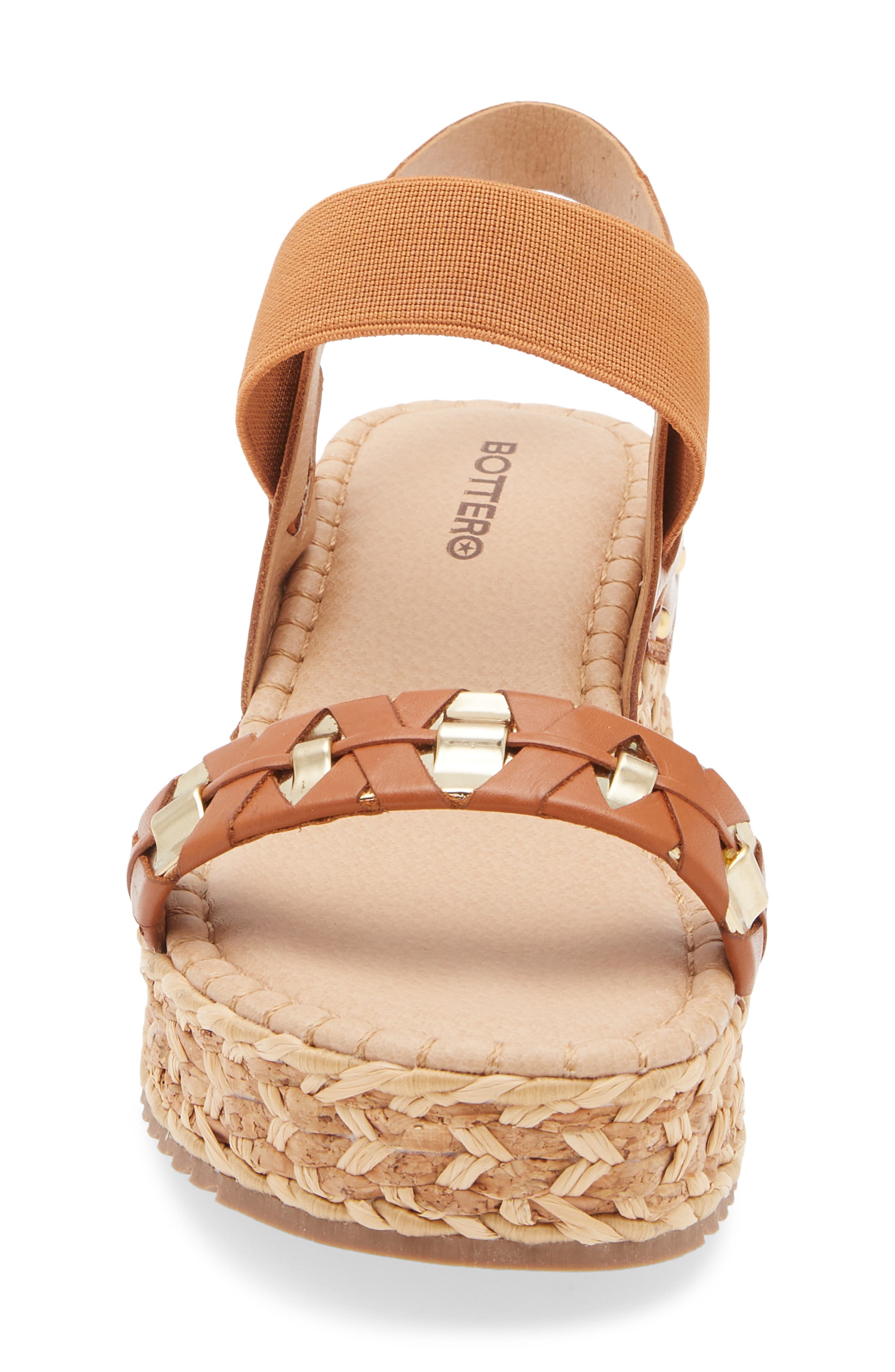 Noronha Slingback Platform Wedge Sandal, Alternate, color, CARAMELO