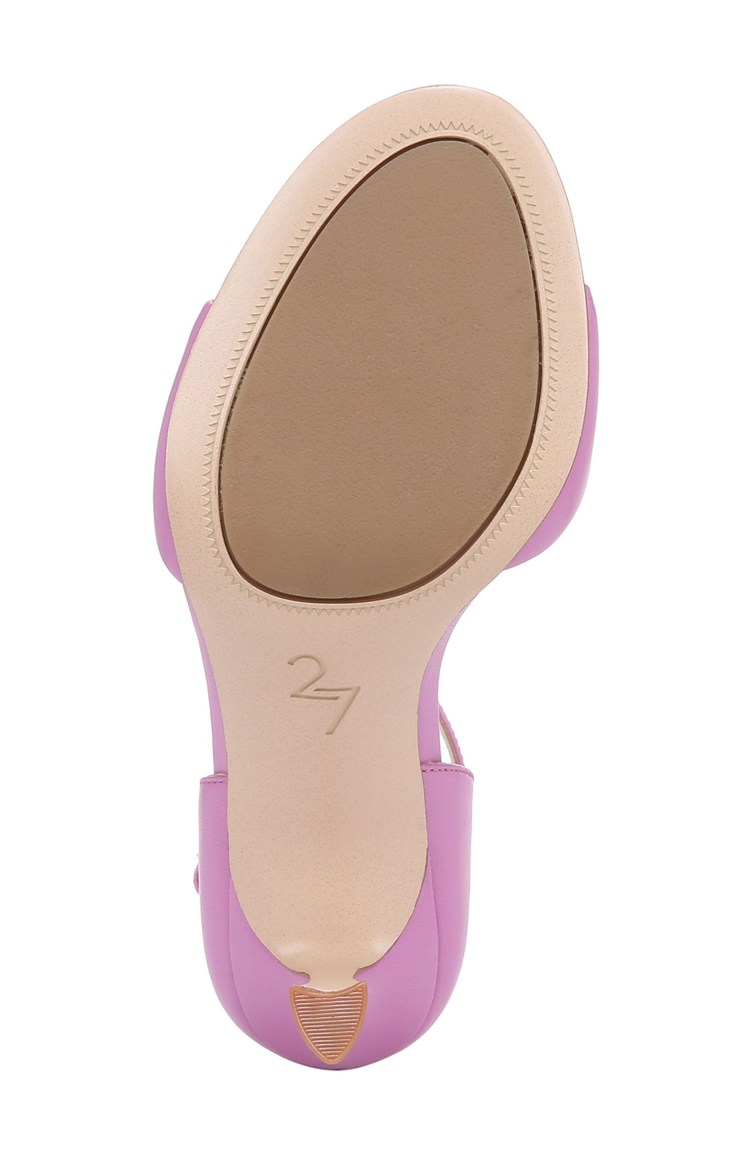 Celeste Ankle Strap Sandal, Alternate, color, VIVID LILAC LEATHER