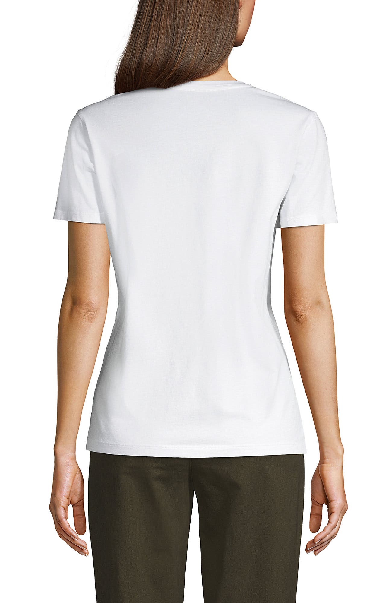 Supima Cotton V-Neck T-Shirt - image 4