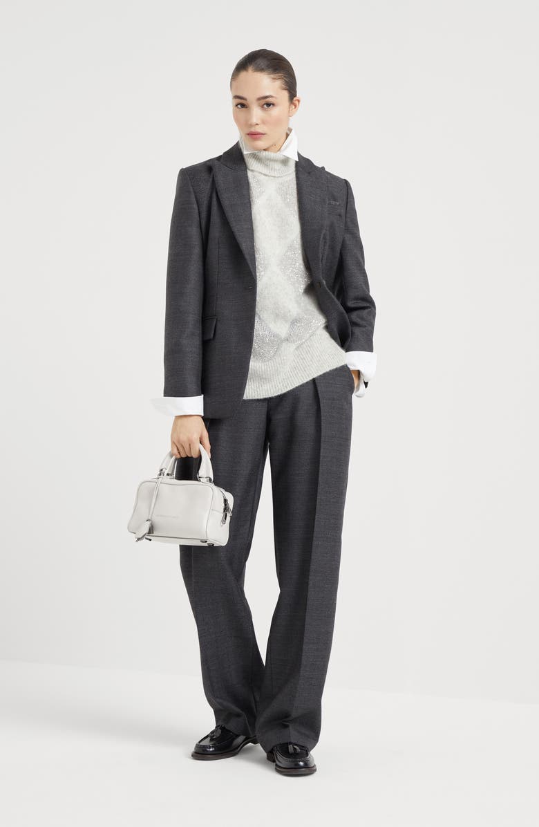 Brunello Cucinelli Sartorial Relaxed trousers, Alternate, color, 