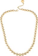 Vince Camuto Crystal Station Chain Necklace
