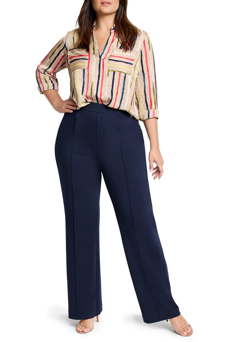 Painted Stripe Popover Top, Alternate, color, NEUTRAL MULTI