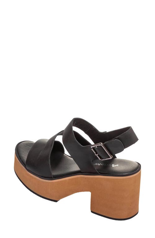 Antelope Ina Platform Slingback Sandal In Black