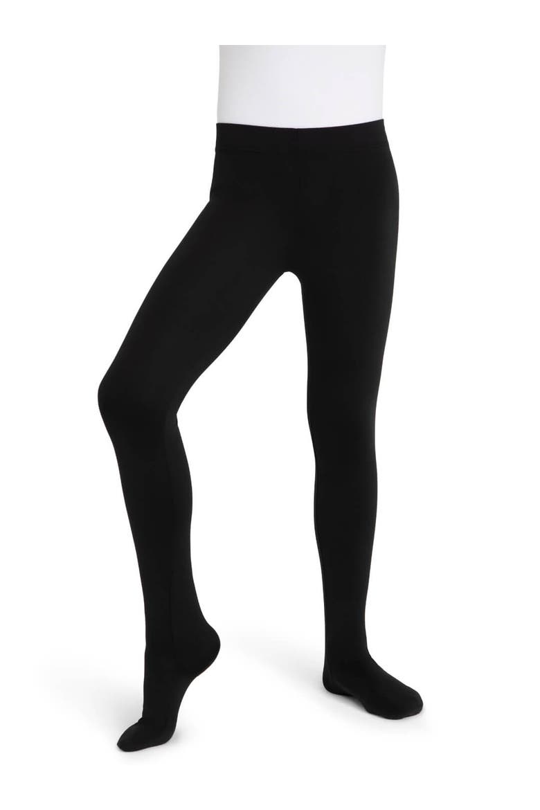 Footed Tights - Boys, Alternate, color, black