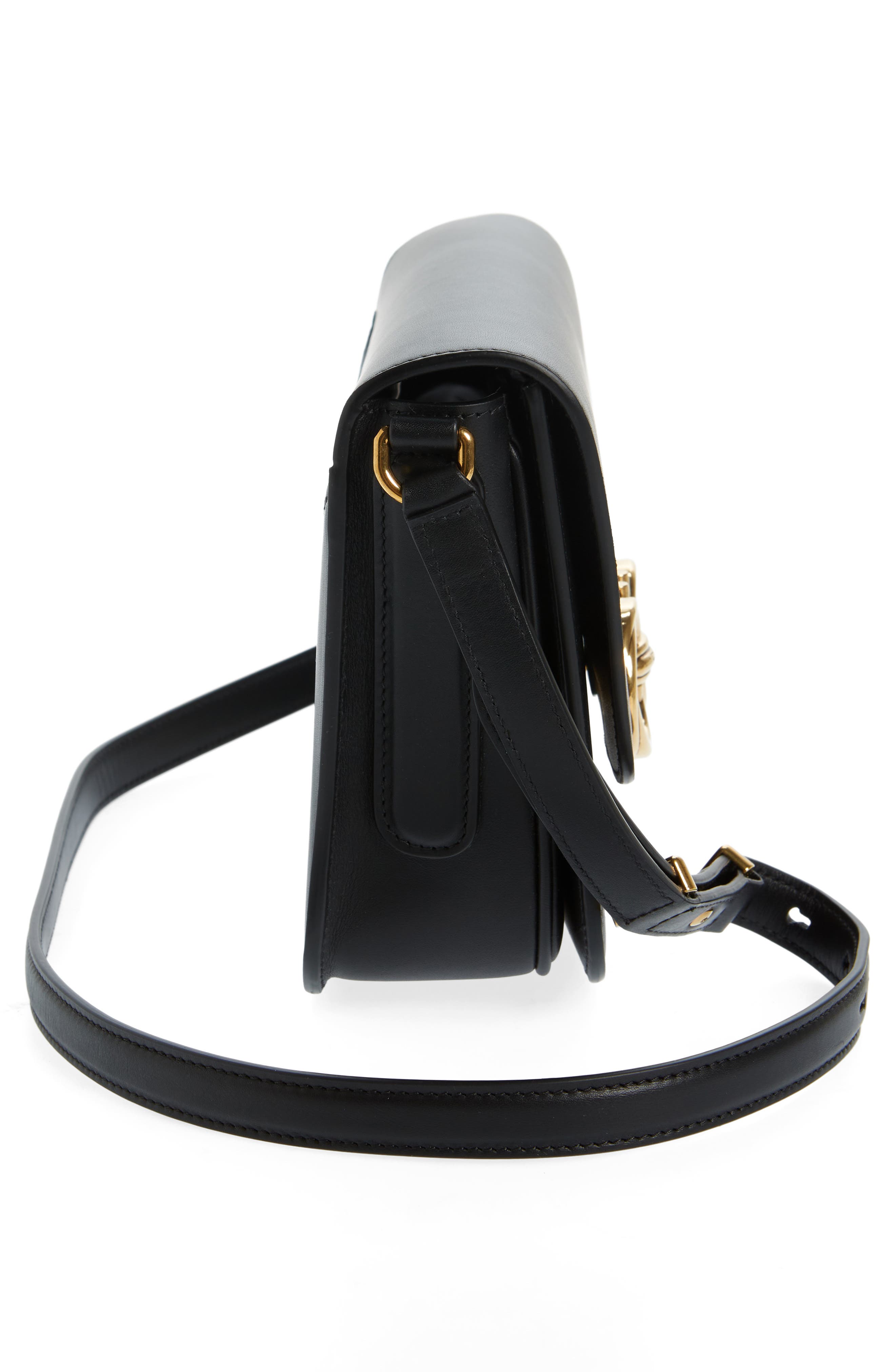 FERRAGAMO Trapezio Calfskin Crossbody Bag, Alternate, color, 