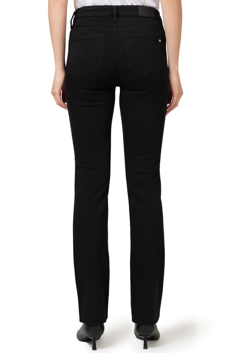 Kendra High Waist Straight Leg Jeans, Alternate, color, BLACK FEATHER BLUE