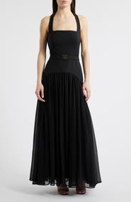 Hutch Aza A-Line Halter Dress