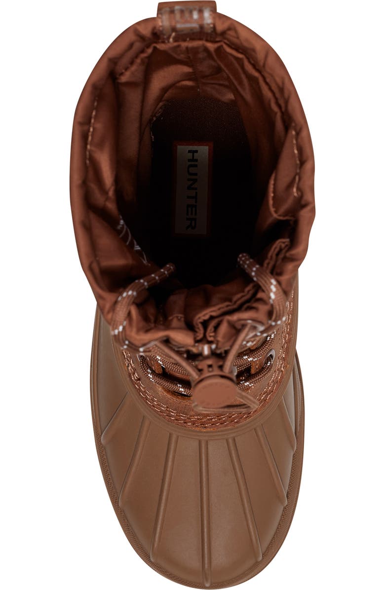 Hunter Skylar Waterproof Boot, Alternate, color, Dark Natural