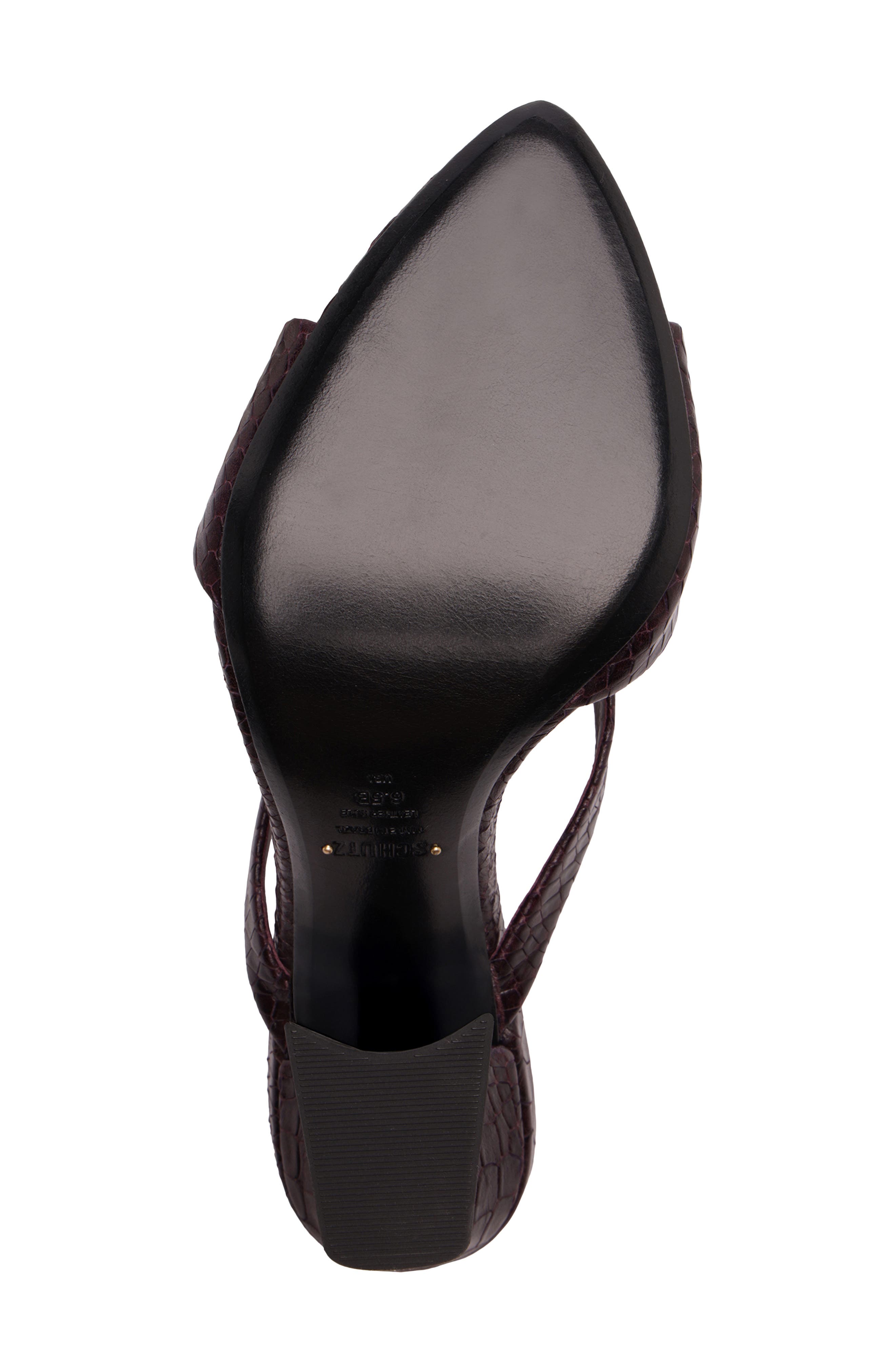 Schutz Glenda Sandal, Alternate, color, Dark Plum