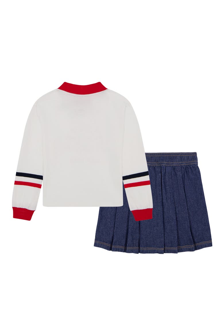Kids' 2-Piece Polo Top & Denim Skort Set, Alternate, color, PREPACK ASSORTED