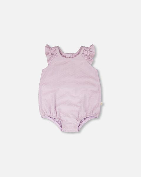 Jersey Flutter Sleeves Romper (Baby)