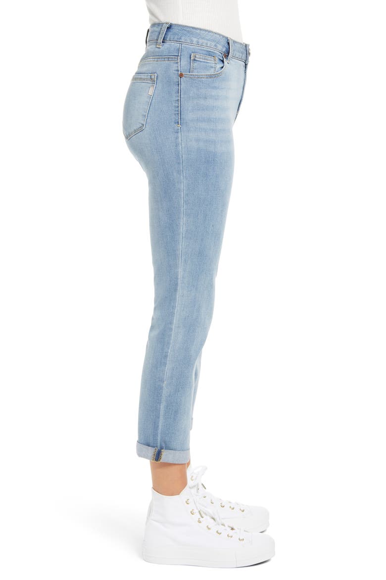 High Waist Ankle Boyfriend Jeans, Alternate, color, IDRIS