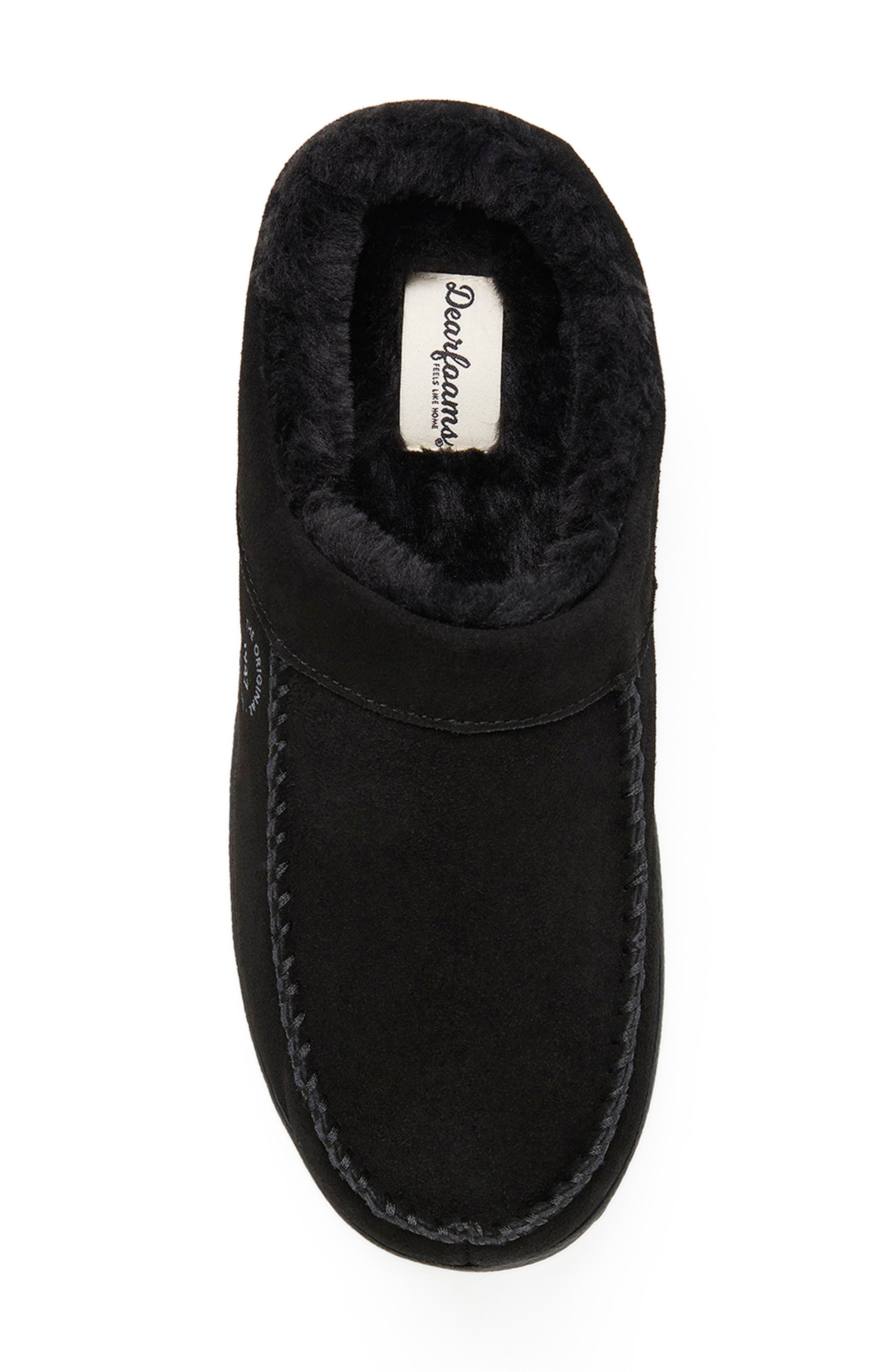 Suede Faux Shearling Lined Clog