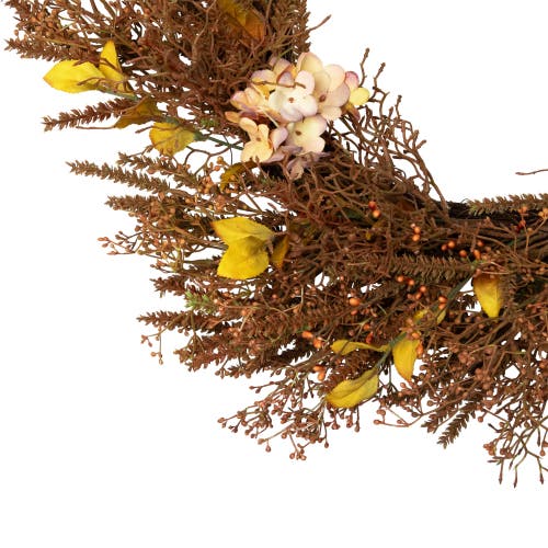 Northlight Fall Grass Autumn Harvest Artificial Wreath In Multi