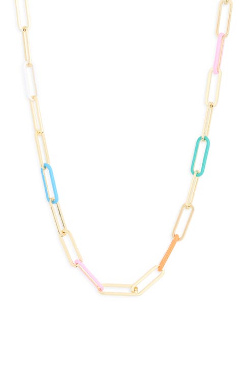 Ainsley Paper Clip Chain Necklace