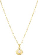 st. Moran Mother-of-Pearl Shell Pendant Necklace