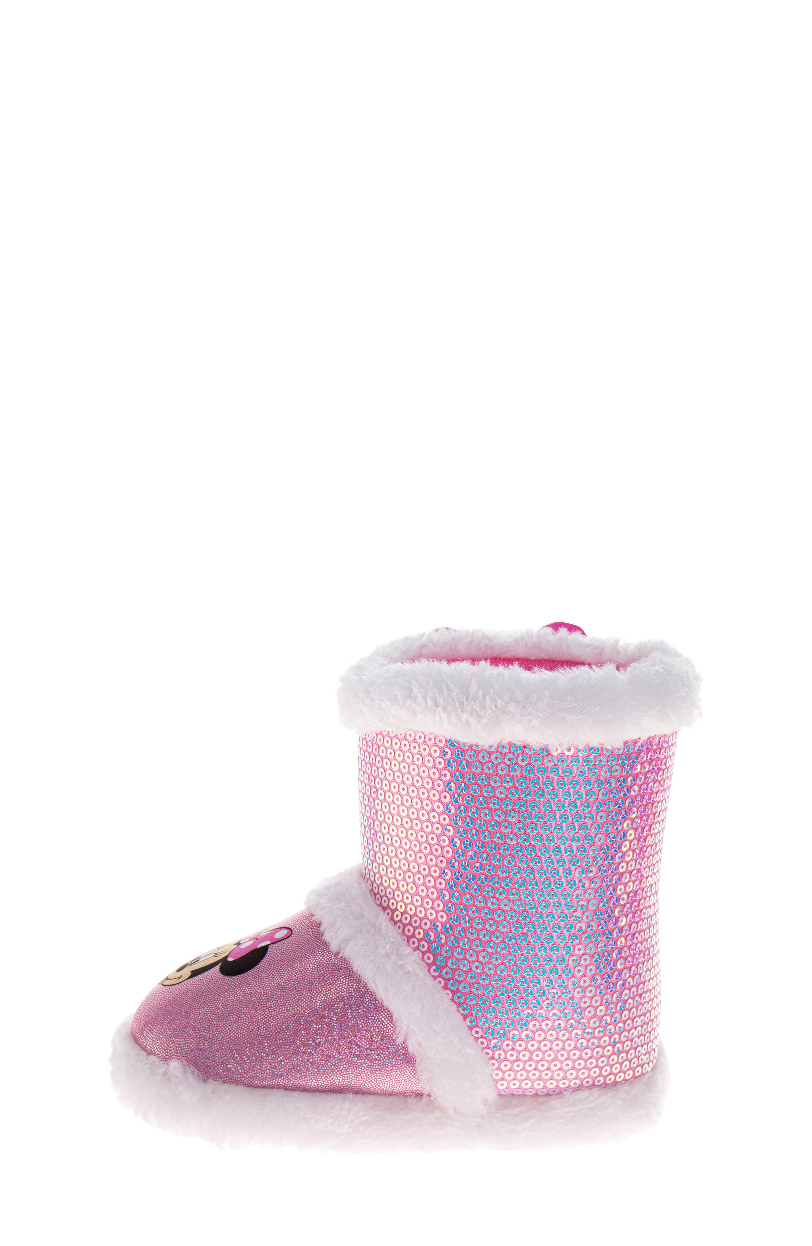 JOSMO Kids' Disney Minnie Mouse Slipper Boot, Alternate, color, 