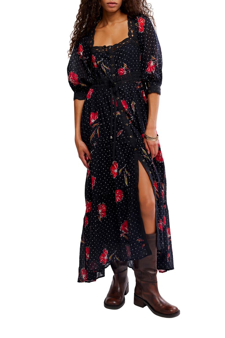 free people floral lace dress Free People Bloomspell Maxi Dress