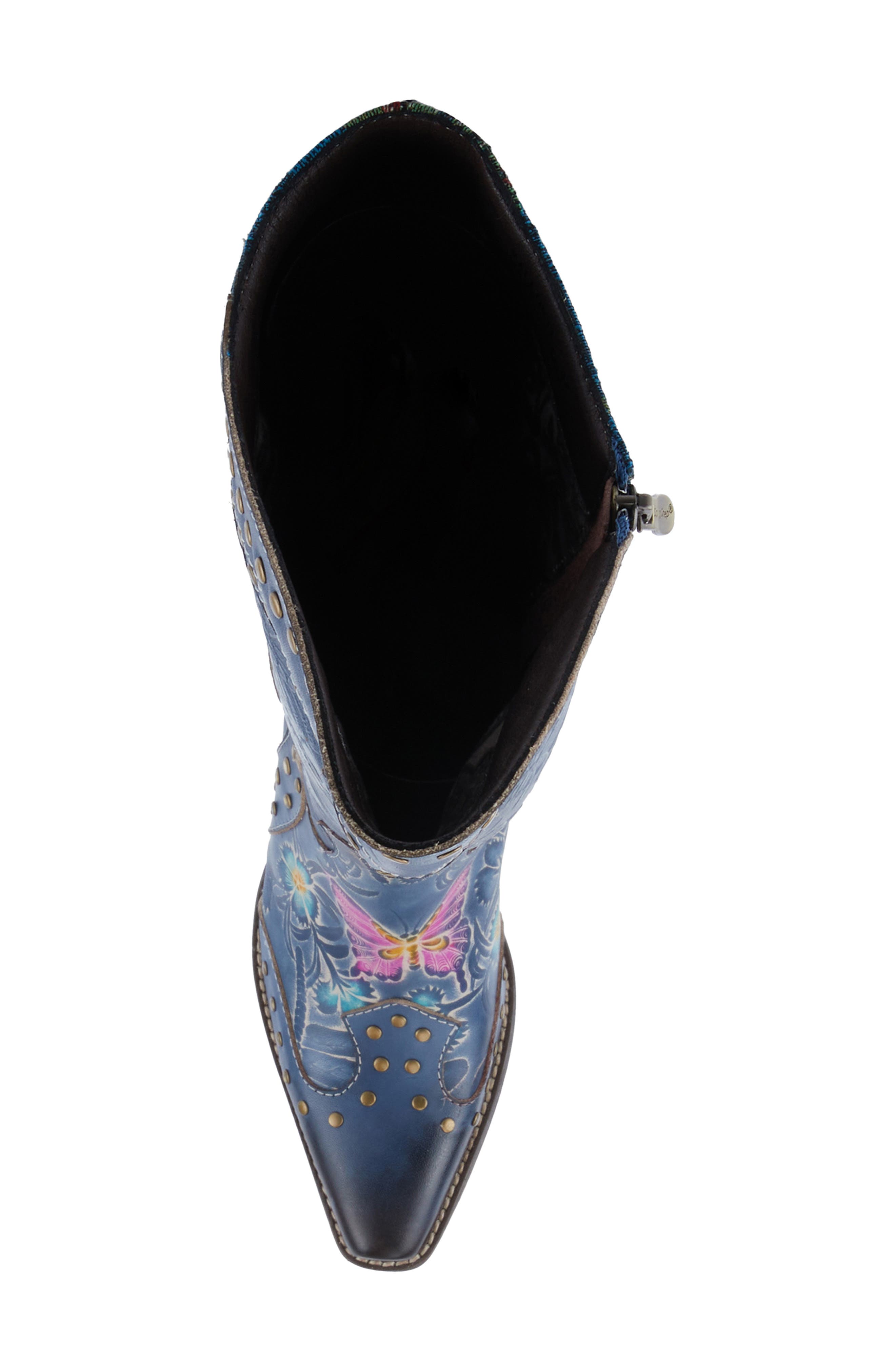 Mallorie Knee High Boot, Alternate, color, BLUE