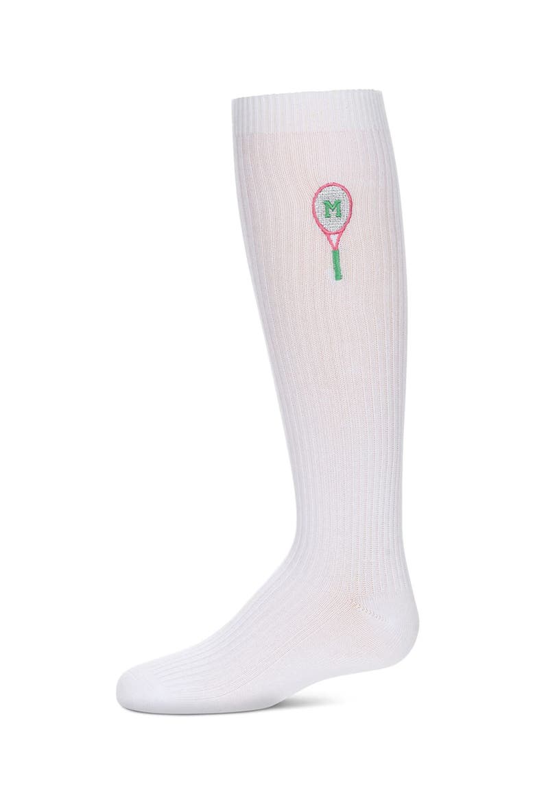 Tennis M  Knee High Socks, Main, color, Green