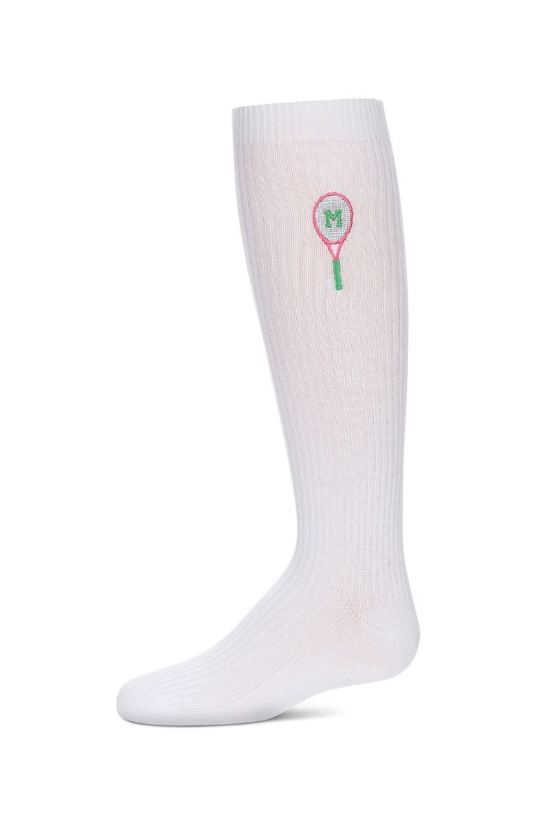MeMoi Tennis M  Knee High Socks, Main, color, Green
