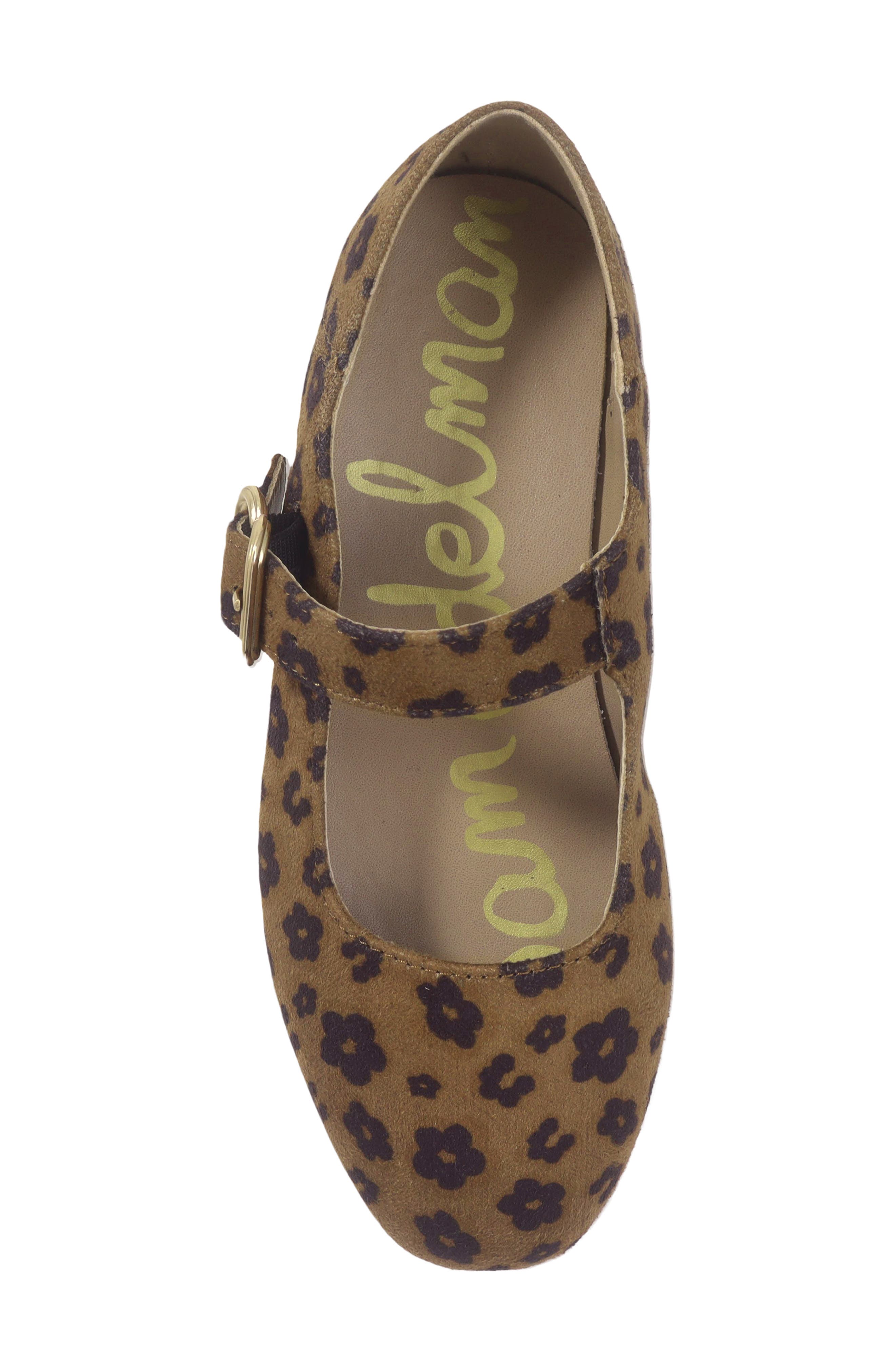 Kids' Maeve Michaela Mary Jane Flat, Alternate, color, LEOPARD
