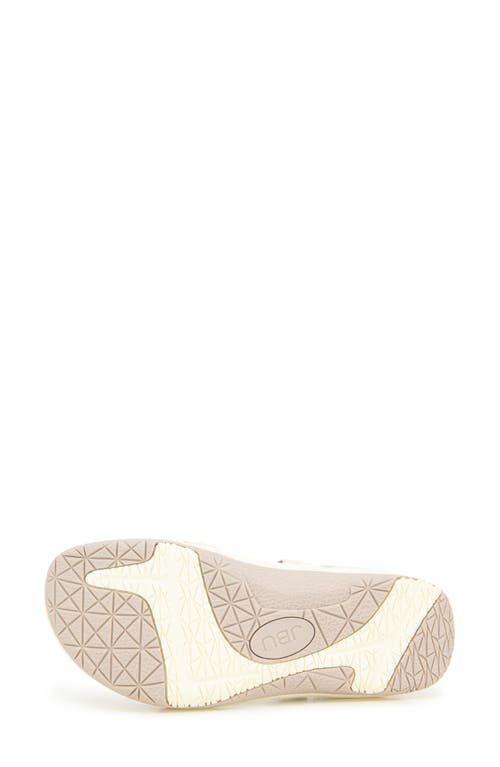 Jbu Stephie Strappy Sandal In Chalk/rose/metallic