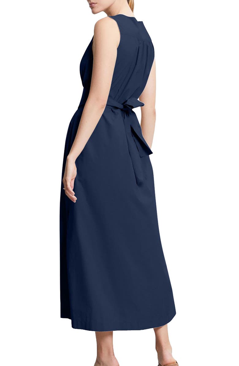 ottod'Ame Poplin Long Dress, Alternate, color, Blue