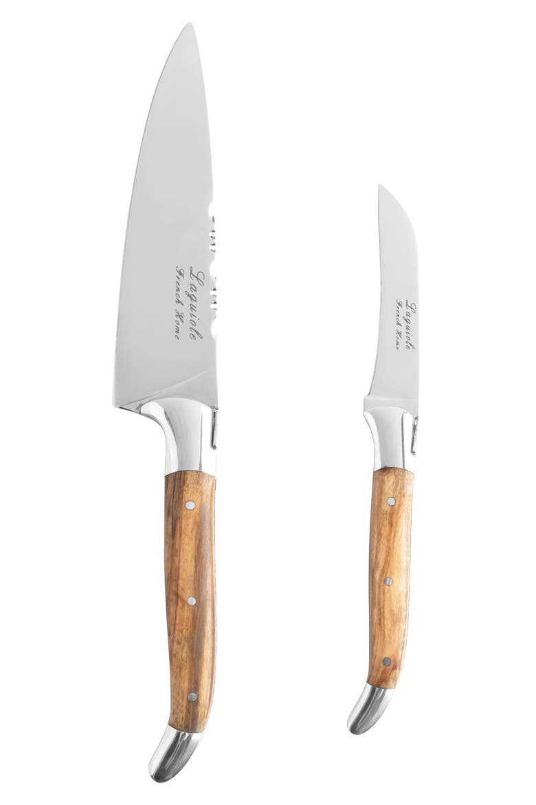 2-Piece Connoisseur Knife Set, Main, color, WOOD