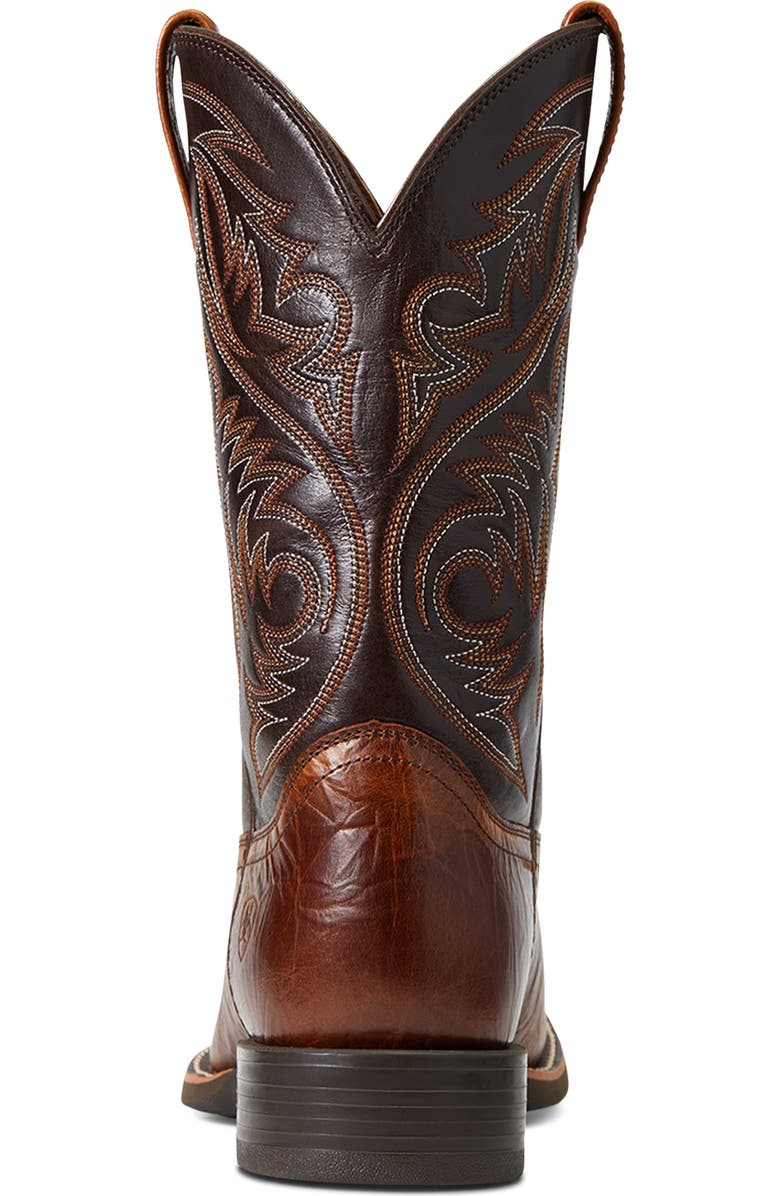 Ariat Sport Herdsman Square Toe Cowboy Boot, Alternate, color, Peanut Butter/ Chaga Brown