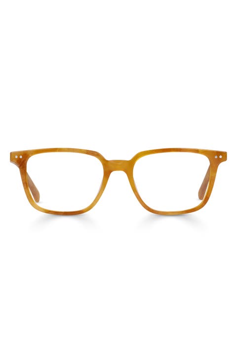 C Suite 50mm Blue Light Blocking Square Reading Glasses (Average)