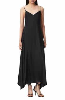 Leona Handkerchief Hem Maxi Slipdress