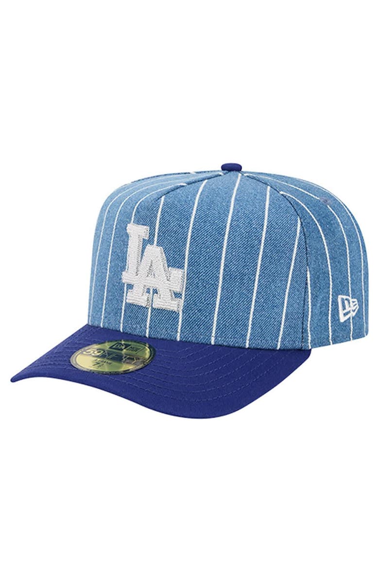 New Era Men's New Era  Blue/Royal Los Angeles Dodgers Parallel A-Frame 59FIFTY Fitted Hat, Main, color, Blue